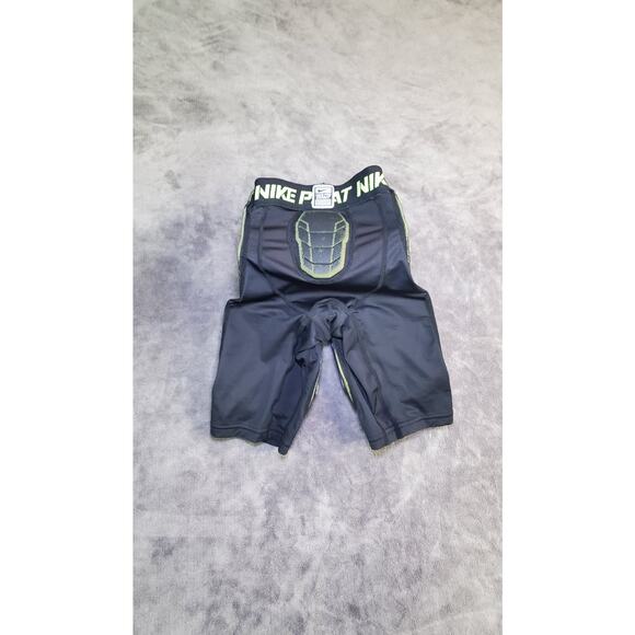 Nike Pro Combat Boys Sz S Hard Plate Padded Compression Football Shorts Black 26 - Picture 4 of 8
